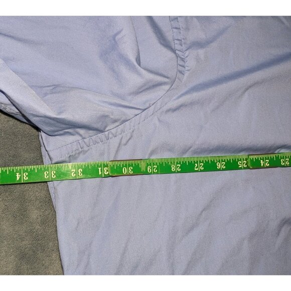 Croft & Barrow Easy Care Classic Fit Dress Shirt Men's Long Sleeve Blue neck 22 - Picture 7 of 11